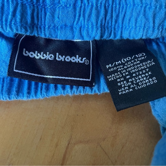 Bobbie Brooks Bright Blue Cropped/capris Pants size  M(10/12) - Picture 4 of 4